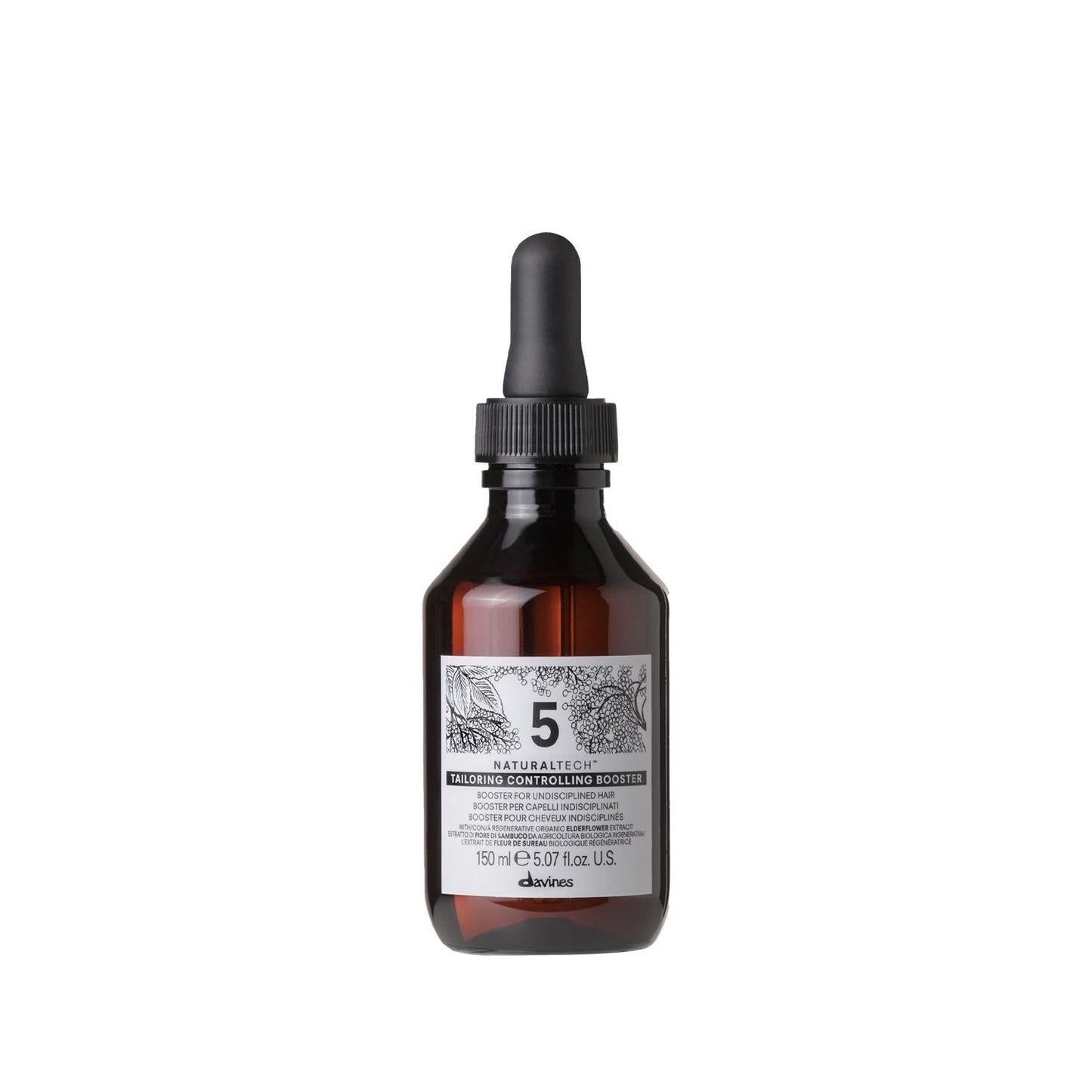 Davines NaturalTech Tailoring Booster 5 Controlling Hair Styling Product - 150 ml, Natural Hair Care with Controlling Benefits