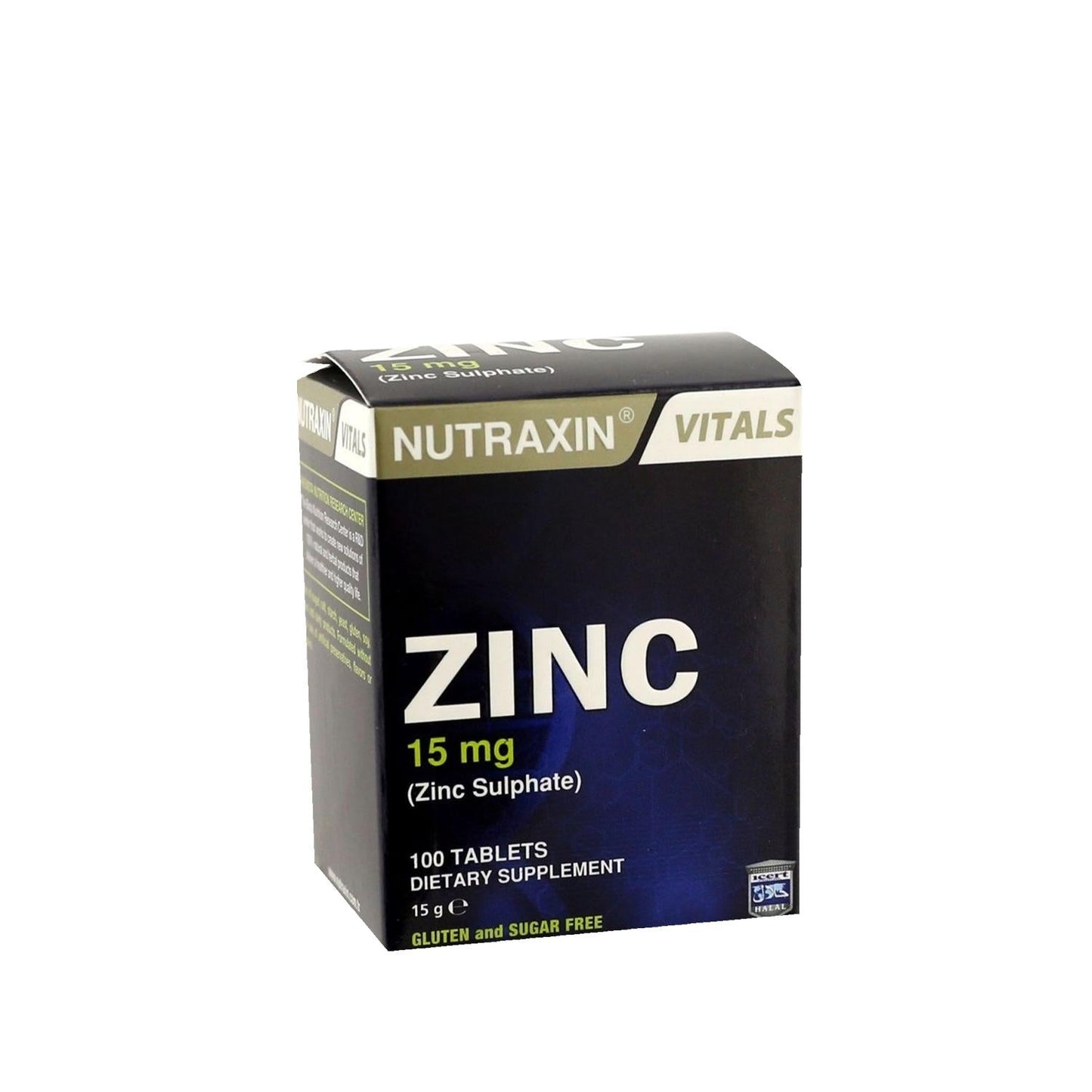 Nutraxin Zinc Sulphate 15mg 100 Tablets - Immune System Support Supplement