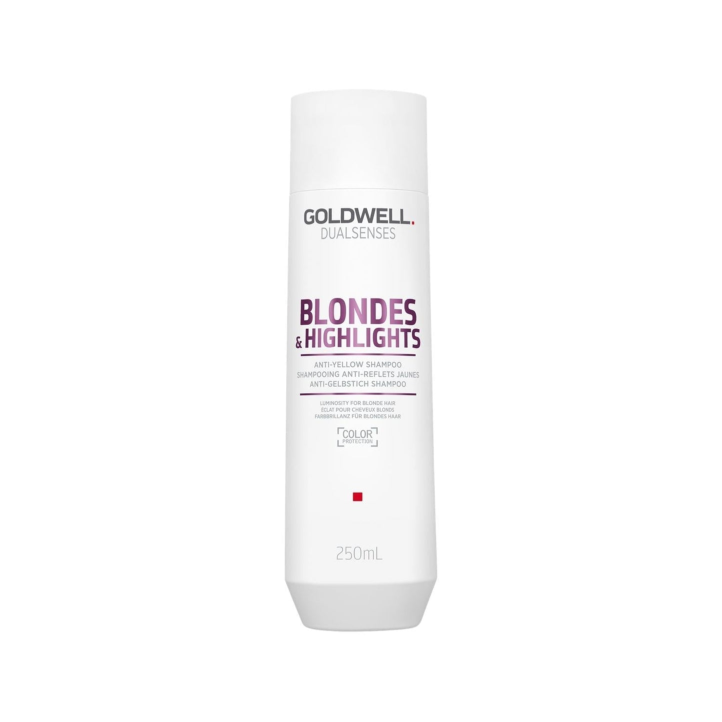 Goldwell Dualsenses Blondes & Highlights Anti Yellow Shampoo 250ml - Maintains Cool Blonde Tones, Reduces Brassiness
