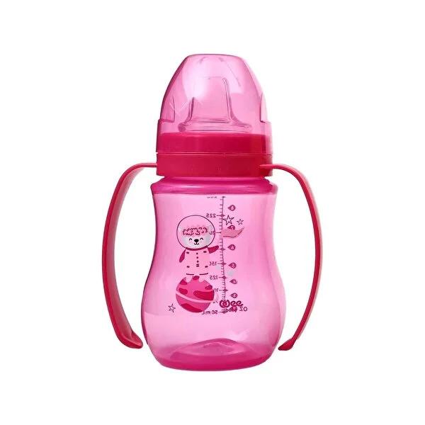 Wee Baby Bardak 250ml Anti-Colic PP Baby Bottle with Non-Drip Cap - Safe, Easy to Clean & Assemble