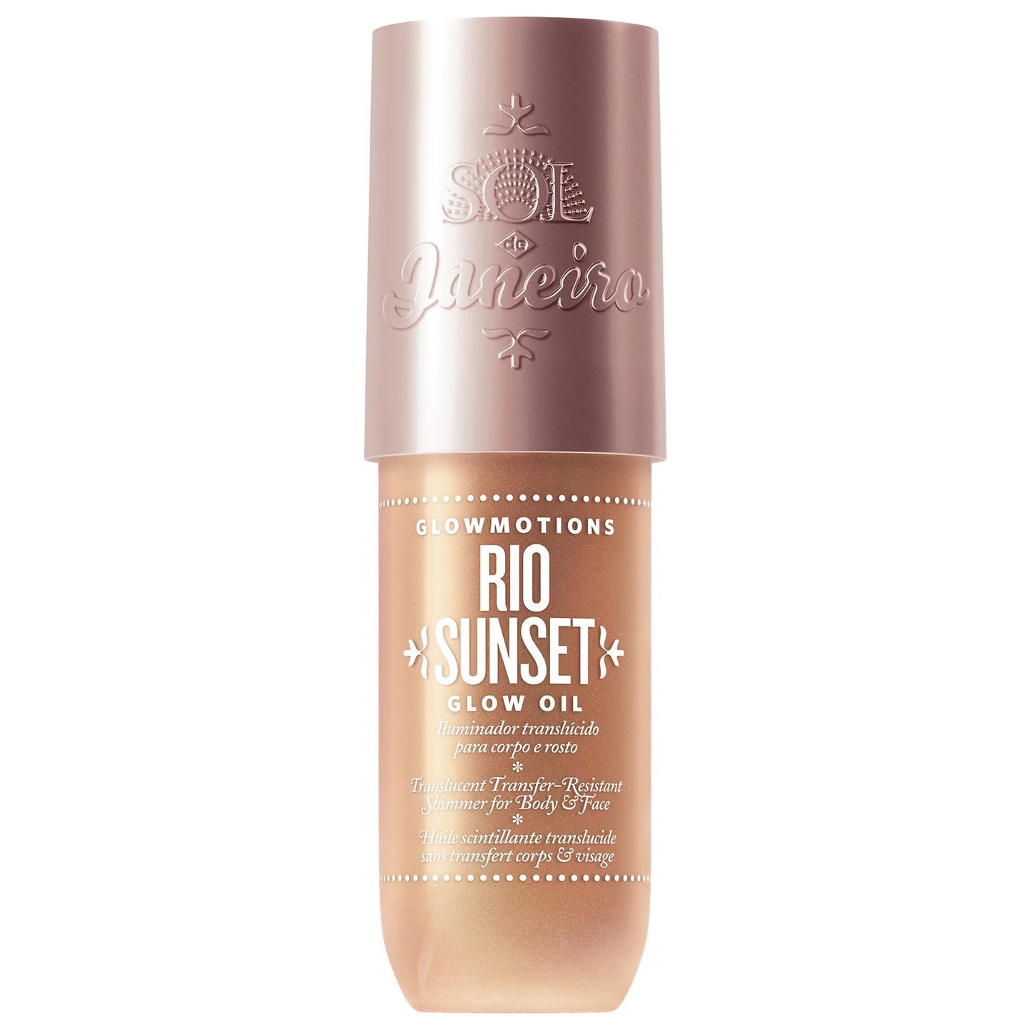 Sol de Janeiro Glowmotions: Shimmer Body Oil for Glowing Skin - Hydrating, Luminizing, Vegan, Cruelty-Free Body Oil with Buildable Tint