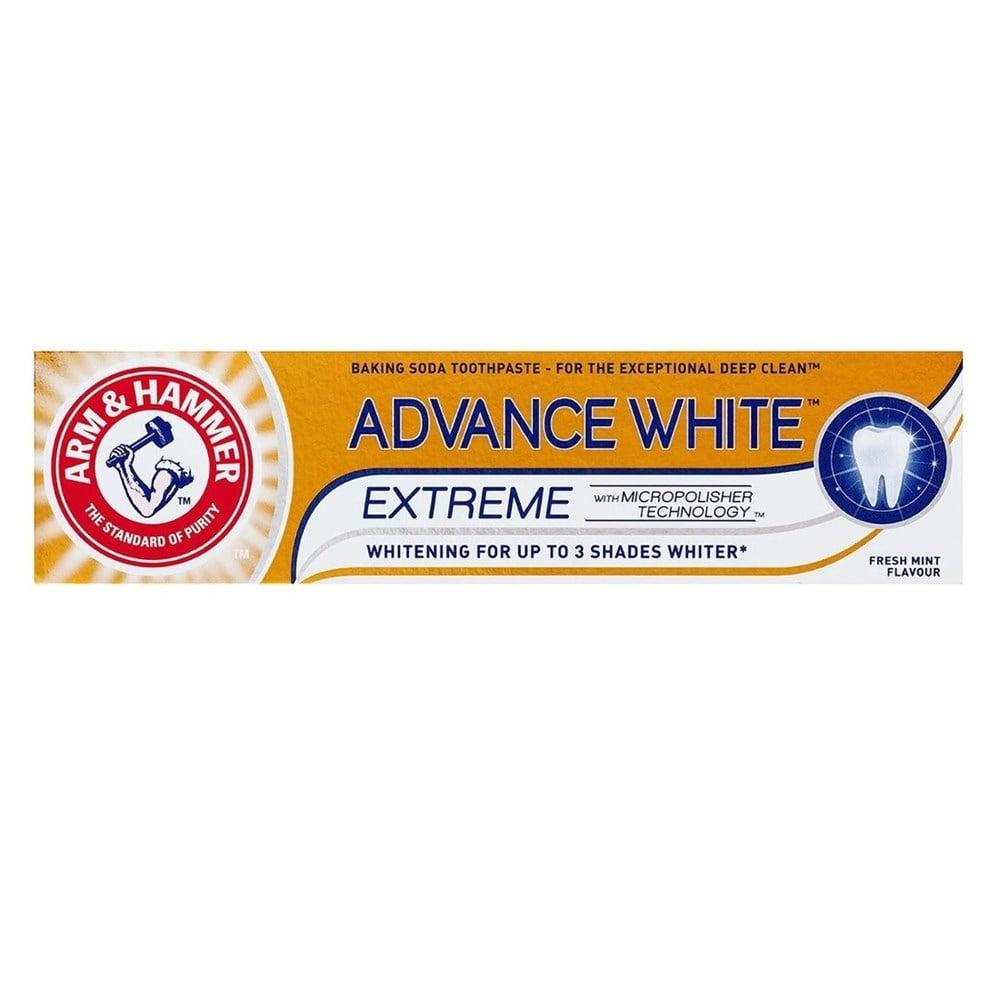 Arm & Hammer Advanced White Whitening Toothpaste for Adults - 2.54 fl oz, Baking Soda Formula