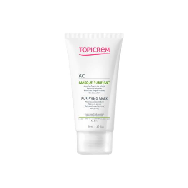 Topicrem Purifying Mask for Acne-Prone Skin - 50ml, Gentle & Effective Skincare