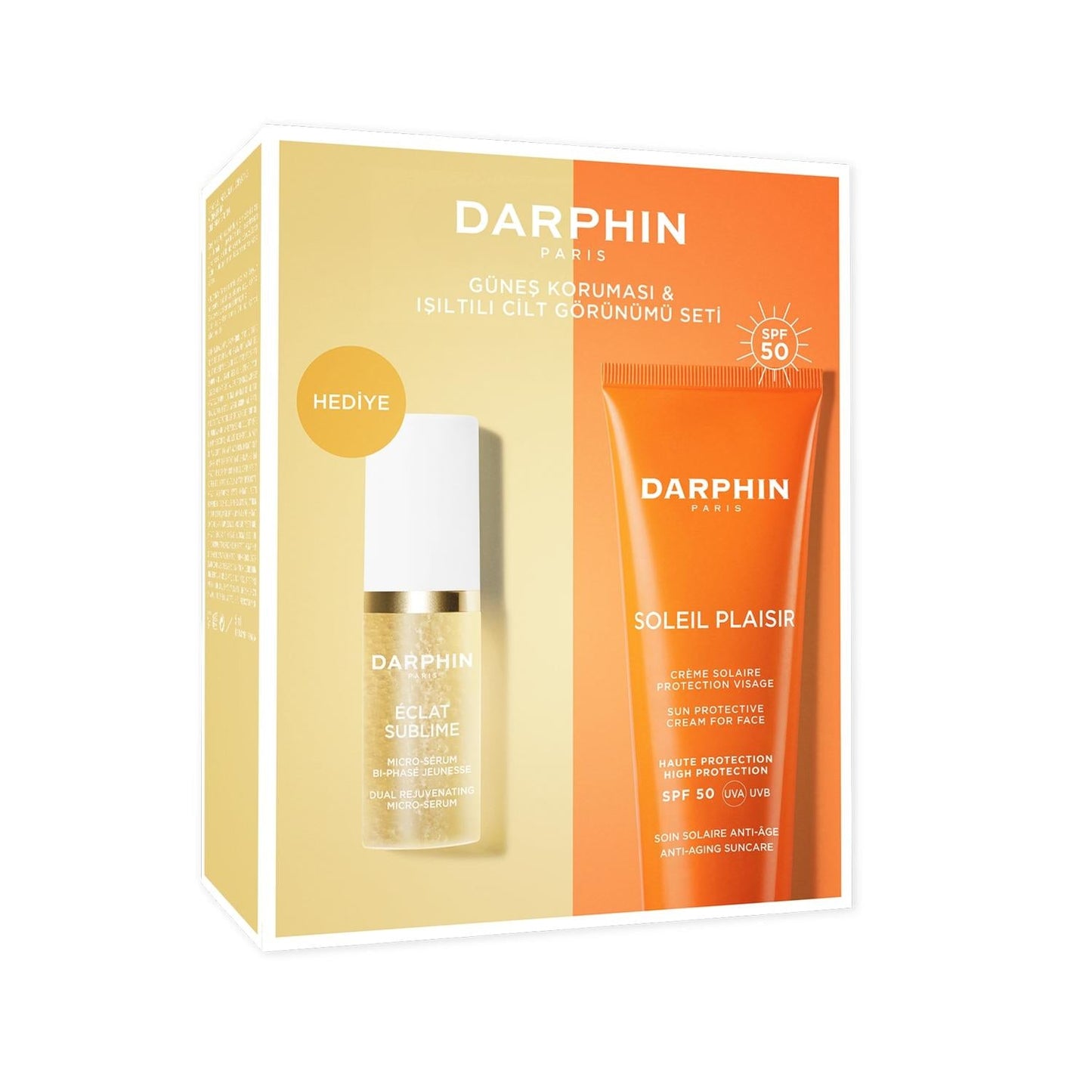 Darphin Skincare Set - Luxury Sun Protection & Radiant Skin Solution