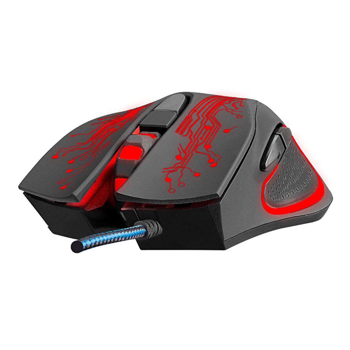 Everest SM-790 SWANKY 3200dpi Gaming Mouse - Precise Control, 6 Programmable Buttons, Durable Design