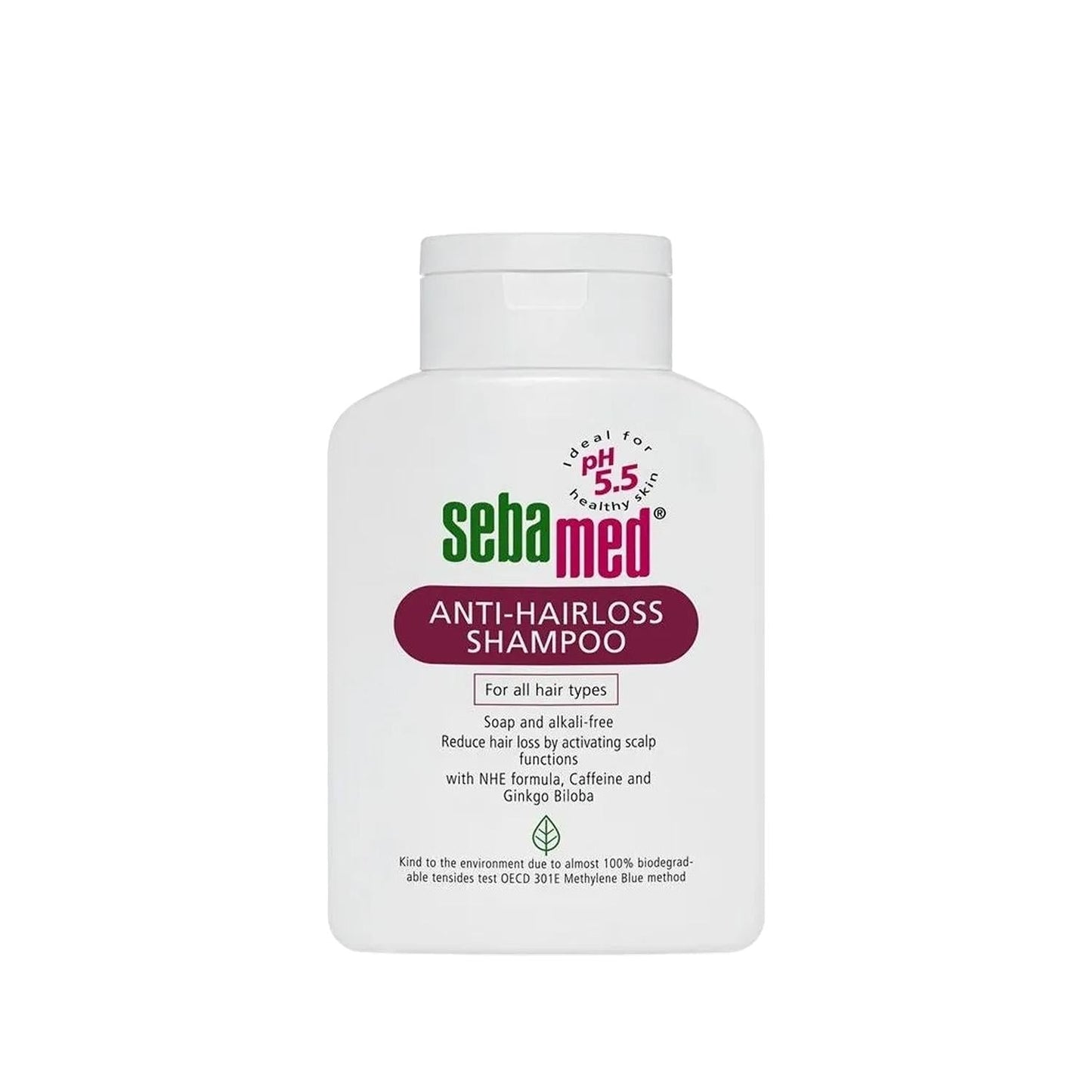 Sebamed Anti-Hairloss Shampoo - Dermatologically Tested, pH Balanced for Hair Loss Treatment (200ml)