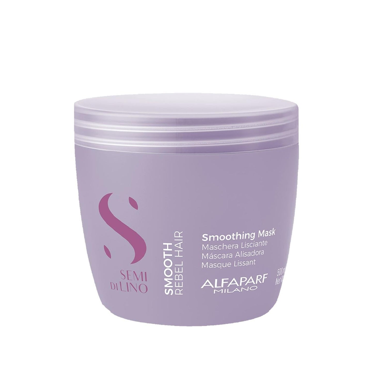 Alfaparf Semi Di Lino Smooth Smoothing Mask 500ml - Nourishing Hair Mask for Frizzy Hair