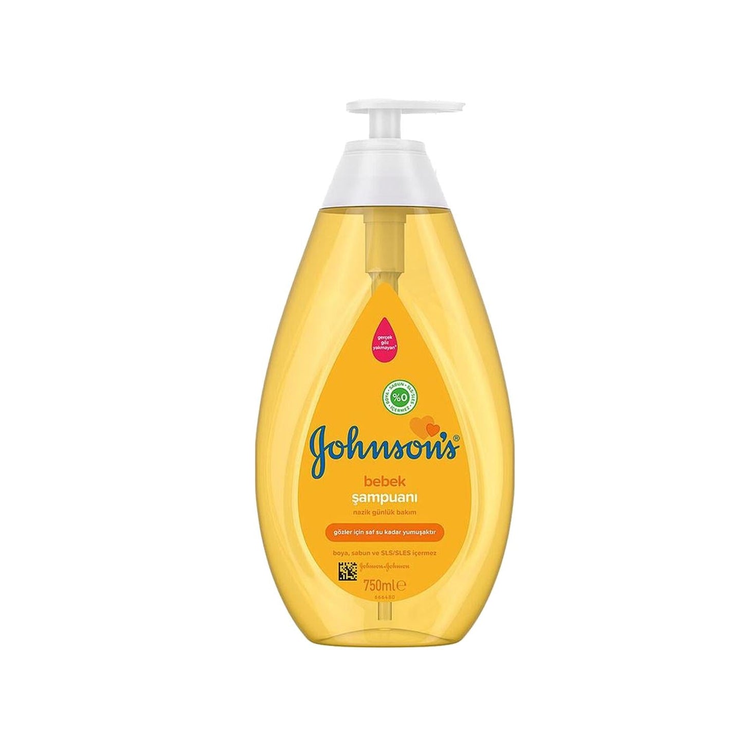 Johnson's Baby Shampoo, 750ml - Gentle & Mild for Infants, Large Capacity