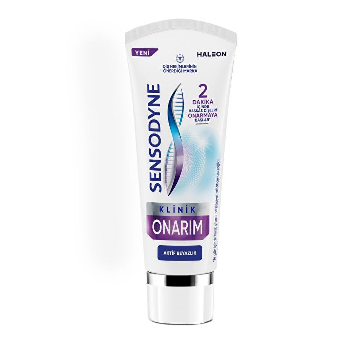 Sensodyne Sensitive Teeth Toothpaste - Clinical Repair, Active Whitening, 2.54 fl oz