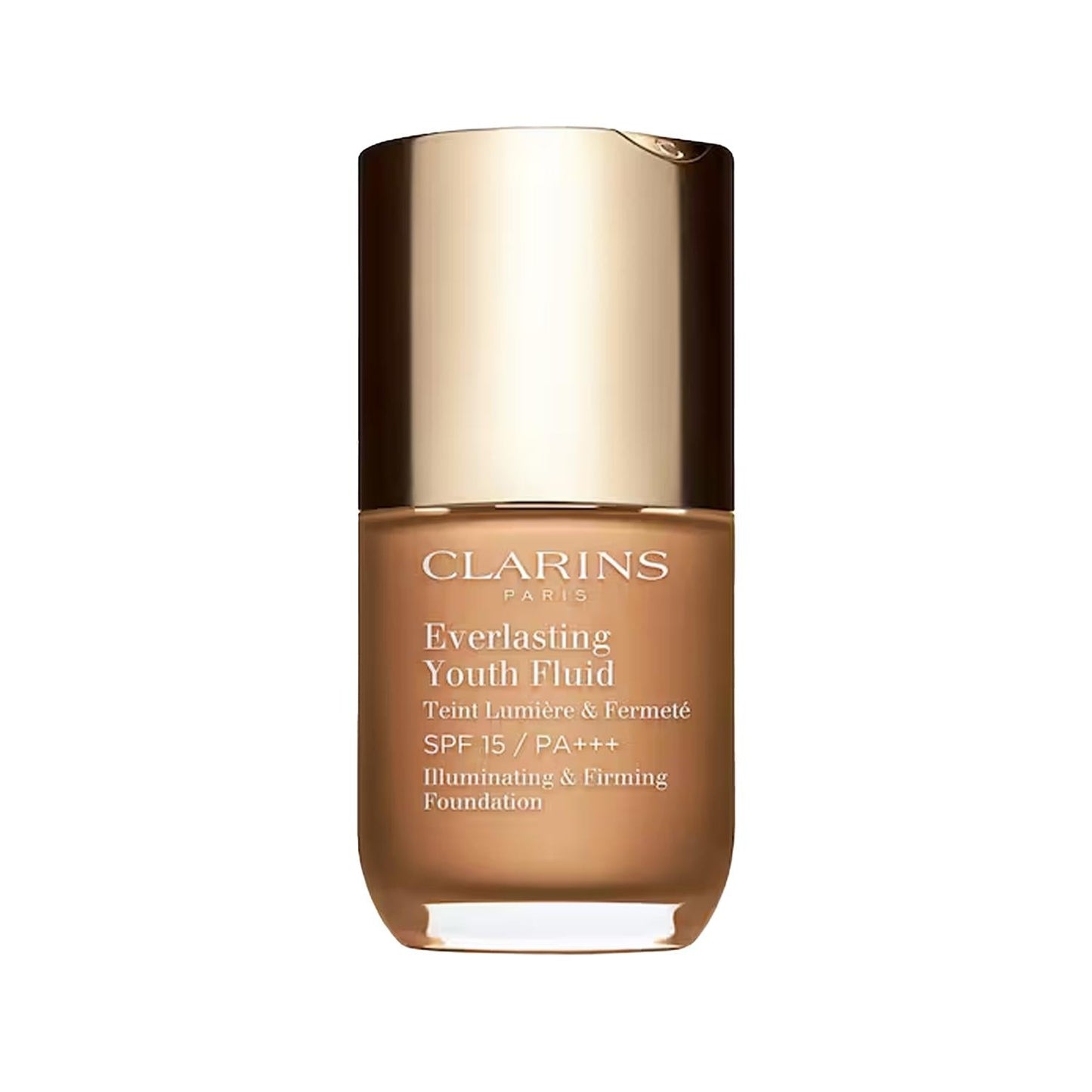 Clarins Everlasting Youth Fluid Foundation: Achieve Radiant, Even Skin Tone & a Lasting Youthful Glow | Shade 114, 30ml