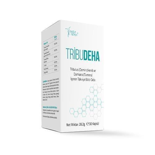Do_aDerma Tribudeha Herbal Supplement with Tribulus, Damiana, Ginkgo & Ginseng - 30 Capsules