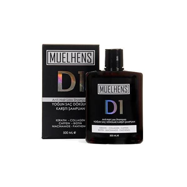Muelhens D1 Anti-Hair Loss Shampoo for Thinning Hair - 16.91 fl oz, Nourishing & Gentle Hair Care
