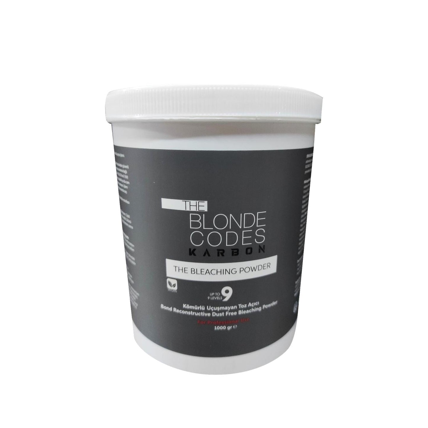 The Color Codes Karbon Toz Açıcı Hair Bleaching Powder 1000g - Achieve Desired Hair Lightening Results