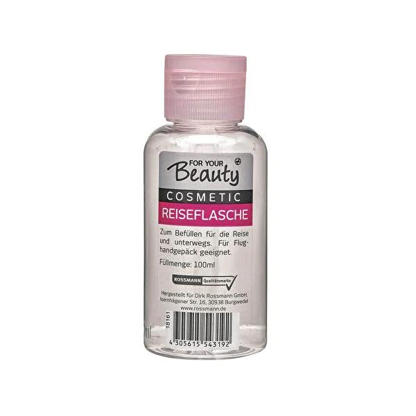 For Your Beauty: 100ml Silicone Travel Bottles - TSA Approved, Leakproof, Compact & Reusable Travel Containers