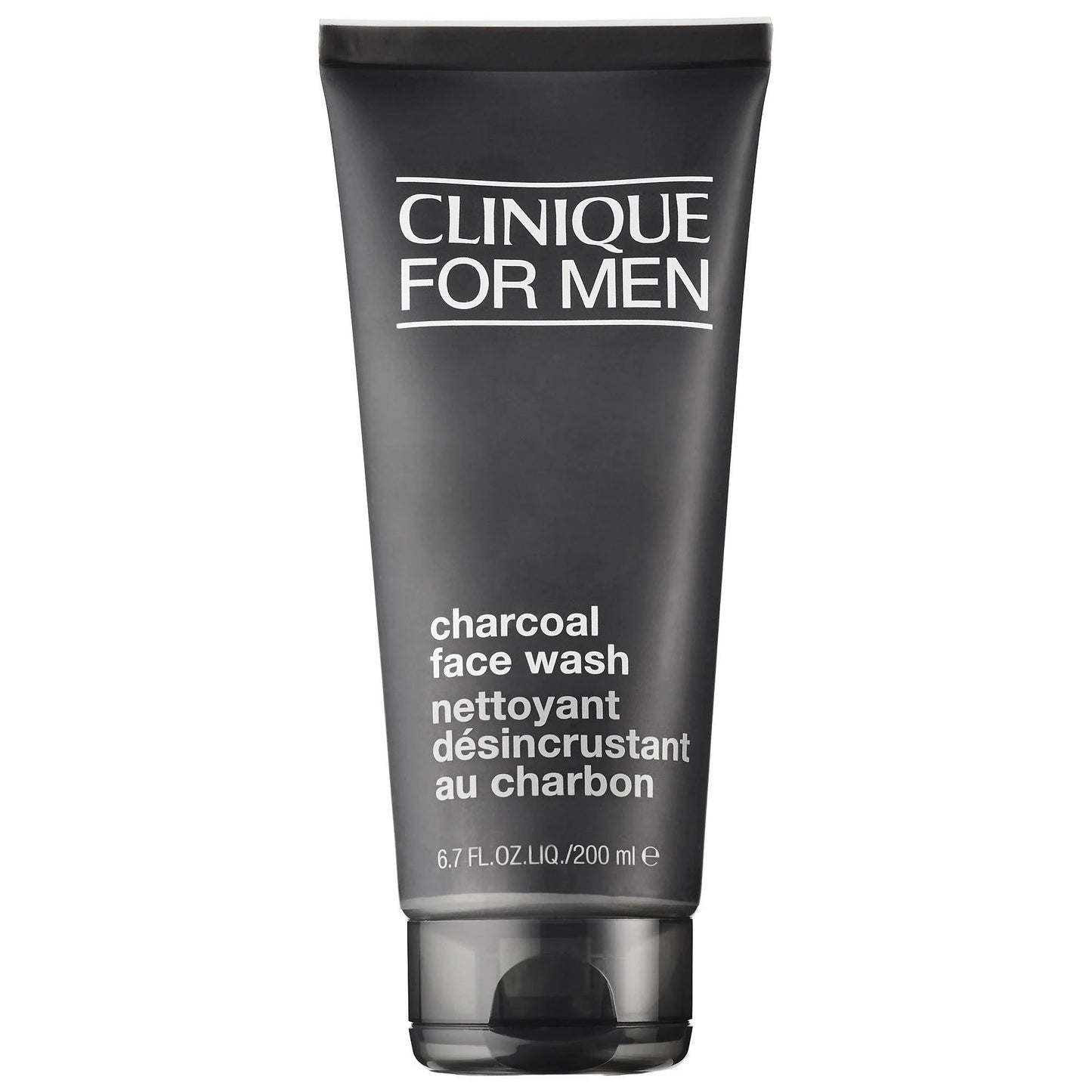 Charcoal Face Wash for Men - Detoxifying, Fragrance-Free Facial Cleanser for Oily Skin - Natural Charcoal Skincare