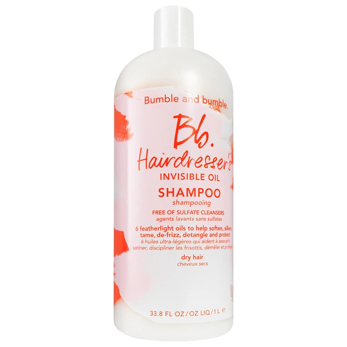 Hairdresser's Invisible Oil Shampoo - Hydrating, Frizz Reducing, Sulfate-Free Hair Care