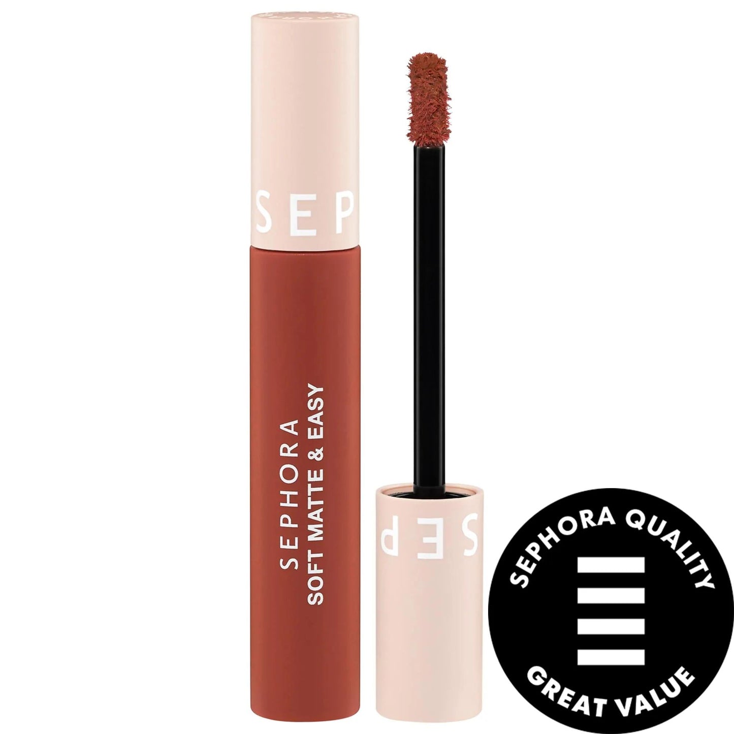 Soft Matte & Easy Liquid Lipstick: Vegan, Long-Wearing, Buildable Coverage - High-Impact Matte Lip Color, Multi-Use Lip & Cheek