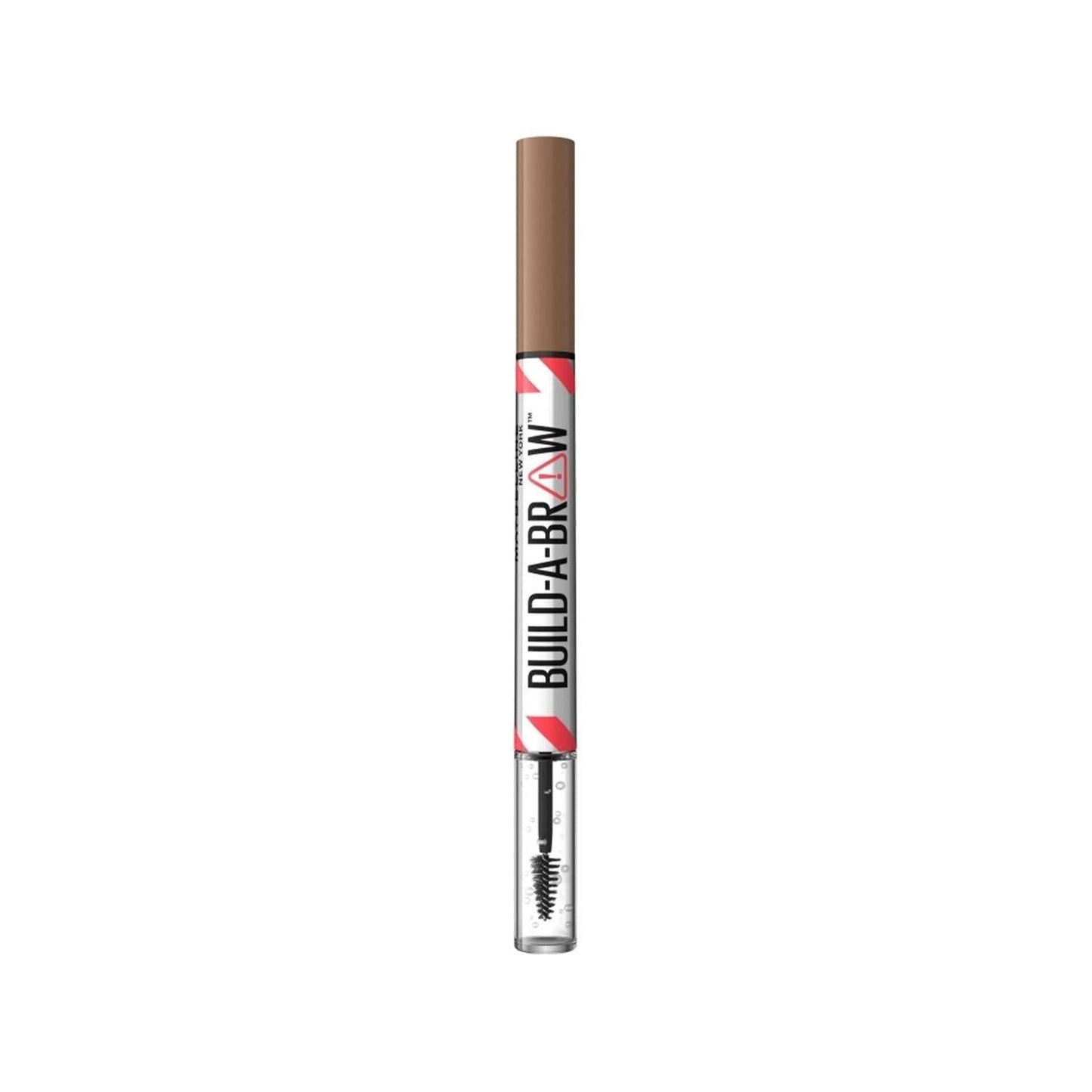Maybelline New York Build a Brow 2-in-1 Eyebrow Pencil and Gel Soft Brown - Convenient 2-in-1 Eyebrow Makeup Solution