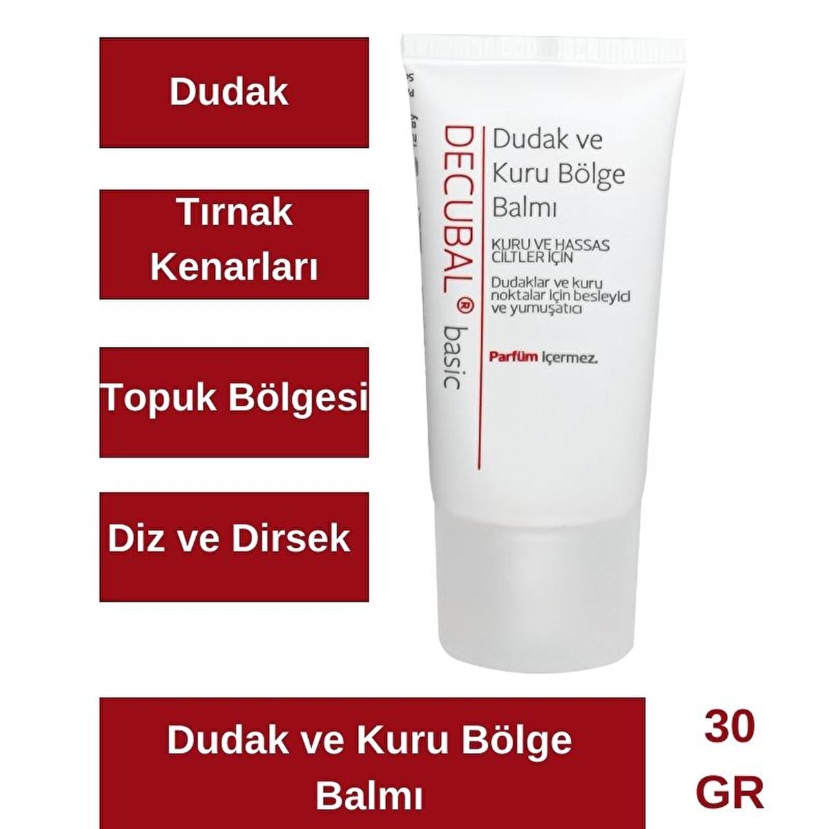 Decubal Lip and Dry Skin Balm - Moisturizing, Lanolin, Vitamin E - 1.01 fl oz