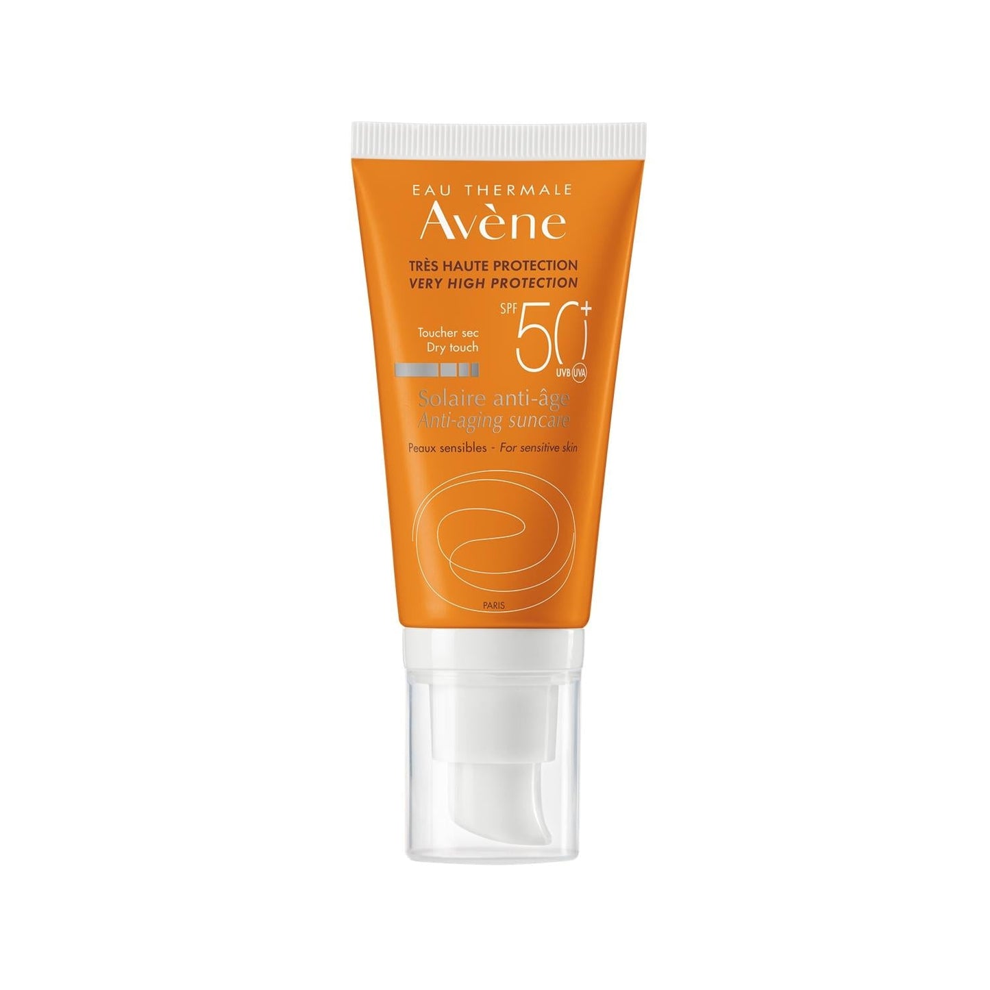 Avene Anti-Aging SPF 50+ Sunscreen - Protects Against UVB Rays, Reduces Fine Lines & Wrinkles - 1.69 fl oz