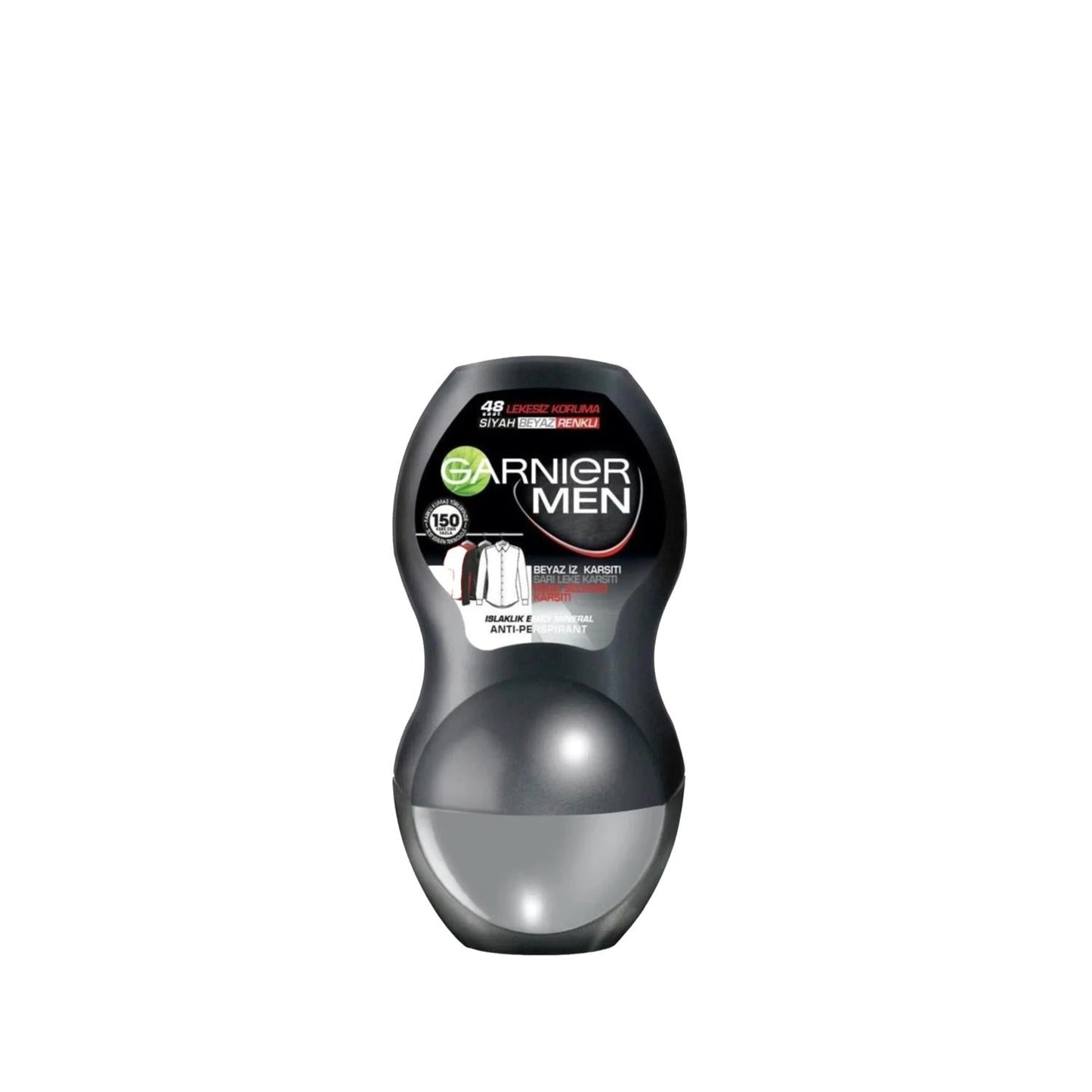 Garnier Men Stain Protection Roll On Deodorant - Stain Protection for Men, 1.69 fl oz