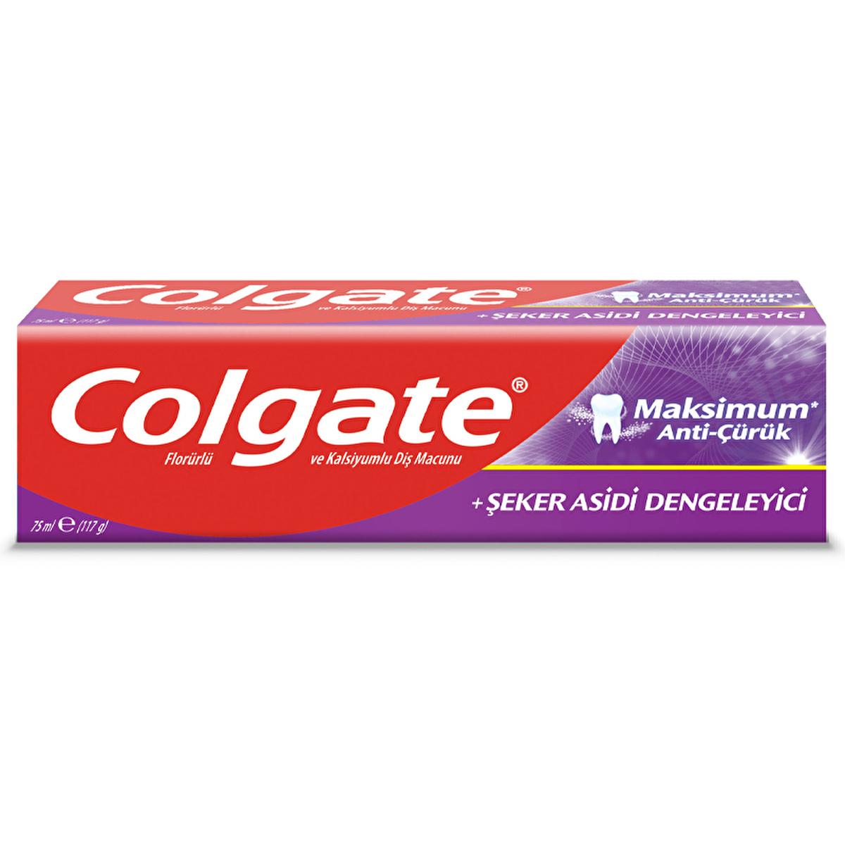 Colgate Maximum Anti-Cavity Toothpaste - Anti-Cavity Toothpaste with Sugar Acid Neutralizing Formula