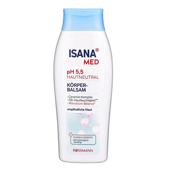 Isana Moisturizing Body Balm with Ceramide Complex & Hyaluronic Acid - Vegan, Dermatologically Tested, 8.45 fl oz