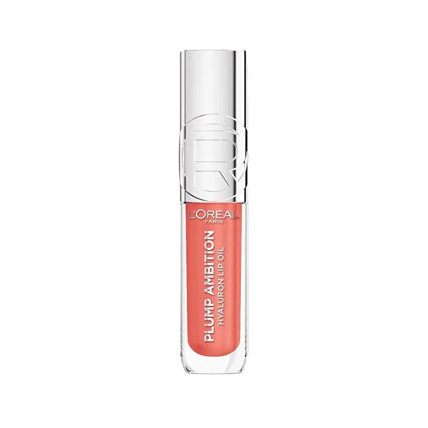 L'Oreal Paris Plump Ambition Hyaluron Lip Oil - Hydrating Lip Care with Hyaluronic Acid, 641 Latte Glace
