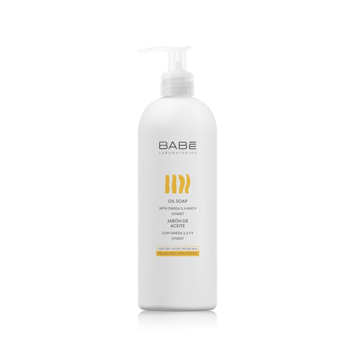 Babe Oil Soap for Very Dry & Atopic Skin - 500ml Moisturizing Body Wash, Gentle Eczema Relief