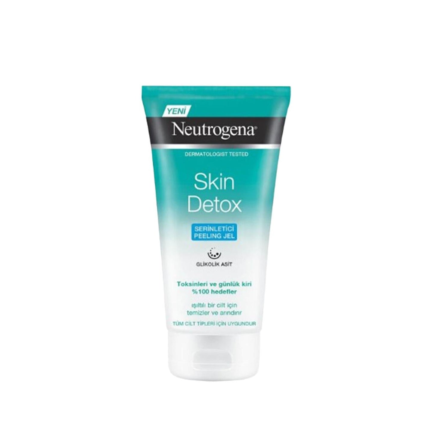 Neutrogena Skin Detox Exfoliating Face Gel - 150ml, Gentle Exfoliation & Detoxifying Skincare for Smoother Skin