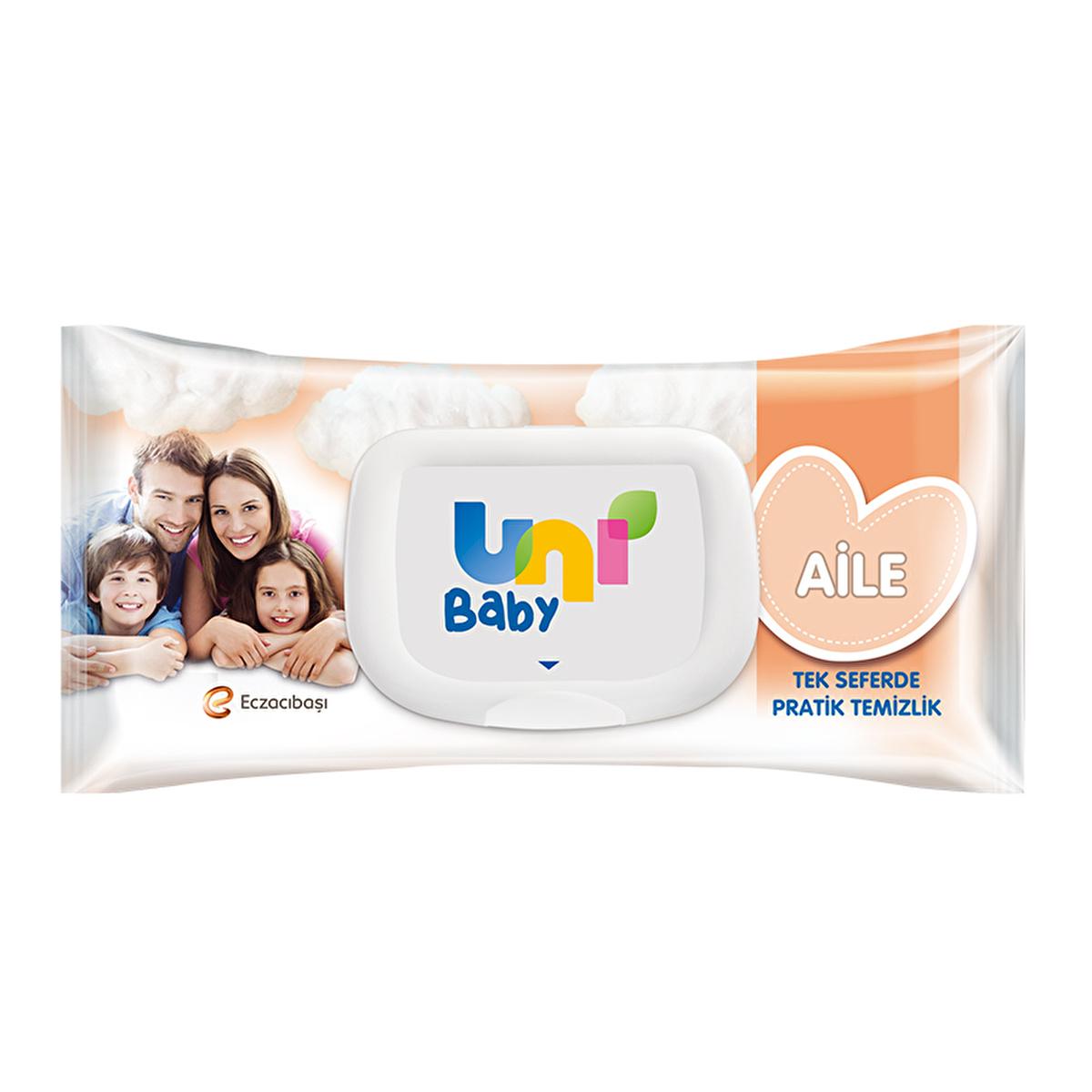 Uni Baby Family Wipes: Gentle, Alcohol & Dye-Free Baby Wipes for Sensitive Skin - 90 Count - Hypoallergenic Baby Hygiene