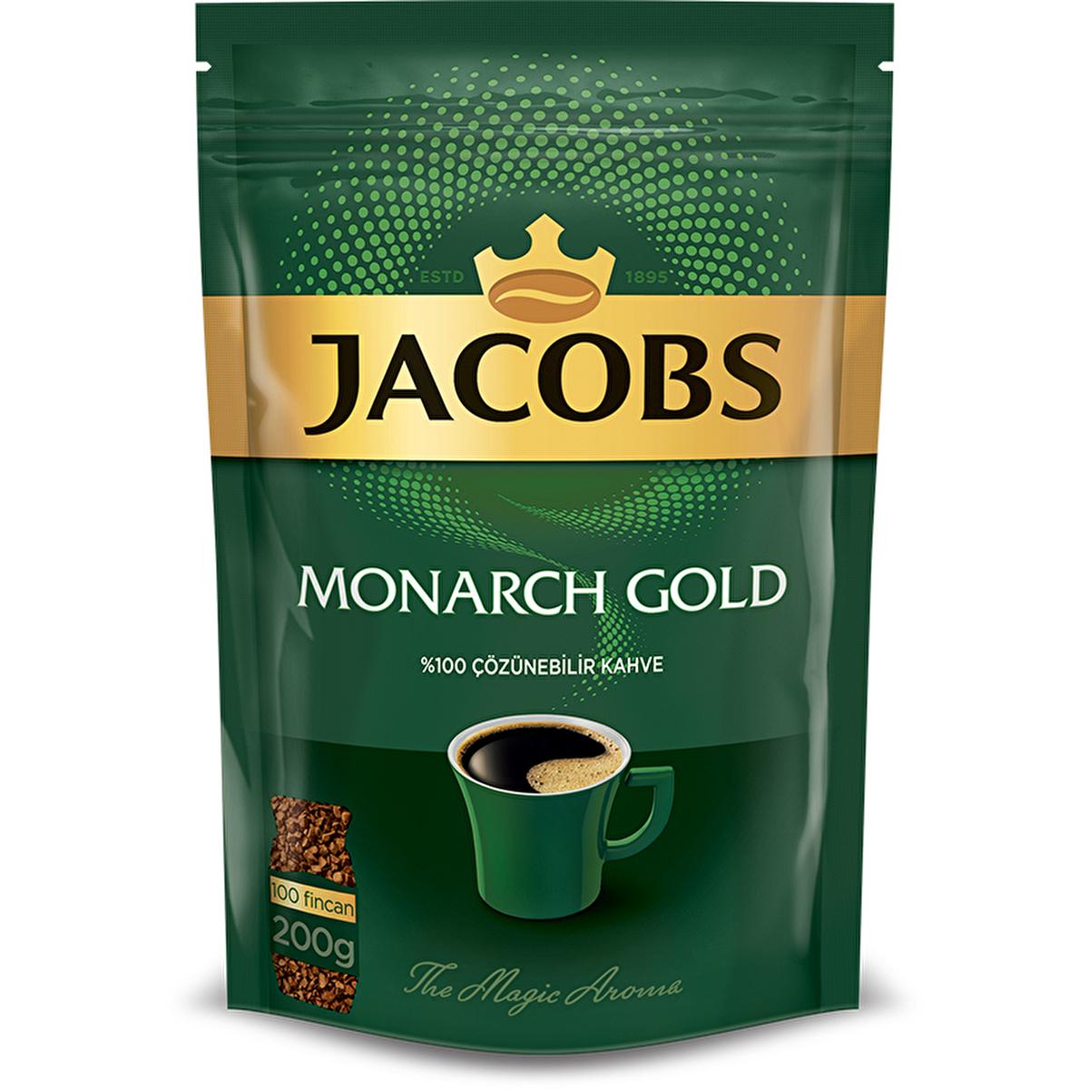 Jacobs Monarch Instant Coffee 200g - Rich Flavor, Convenient Soluble Coffee Blend