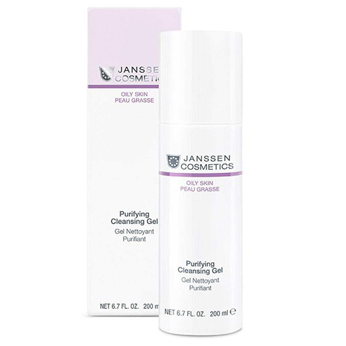 Janssen Cosmetics Purifying Cleansing Gel for Oily Skin - Gentle, Anti-Acne, 200ml