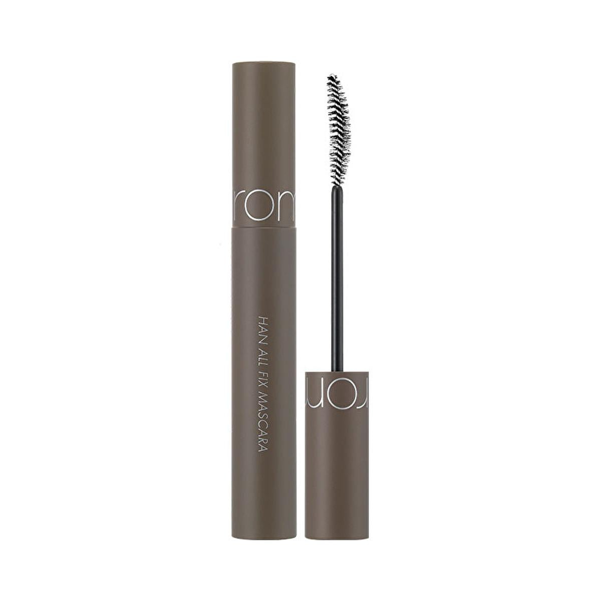 Rom&nd Han All Fix Mascara L02 Long Ash: Smudge-Proof, Long-Lasting Volumizing Korean Mascara for Enhanced Lashes