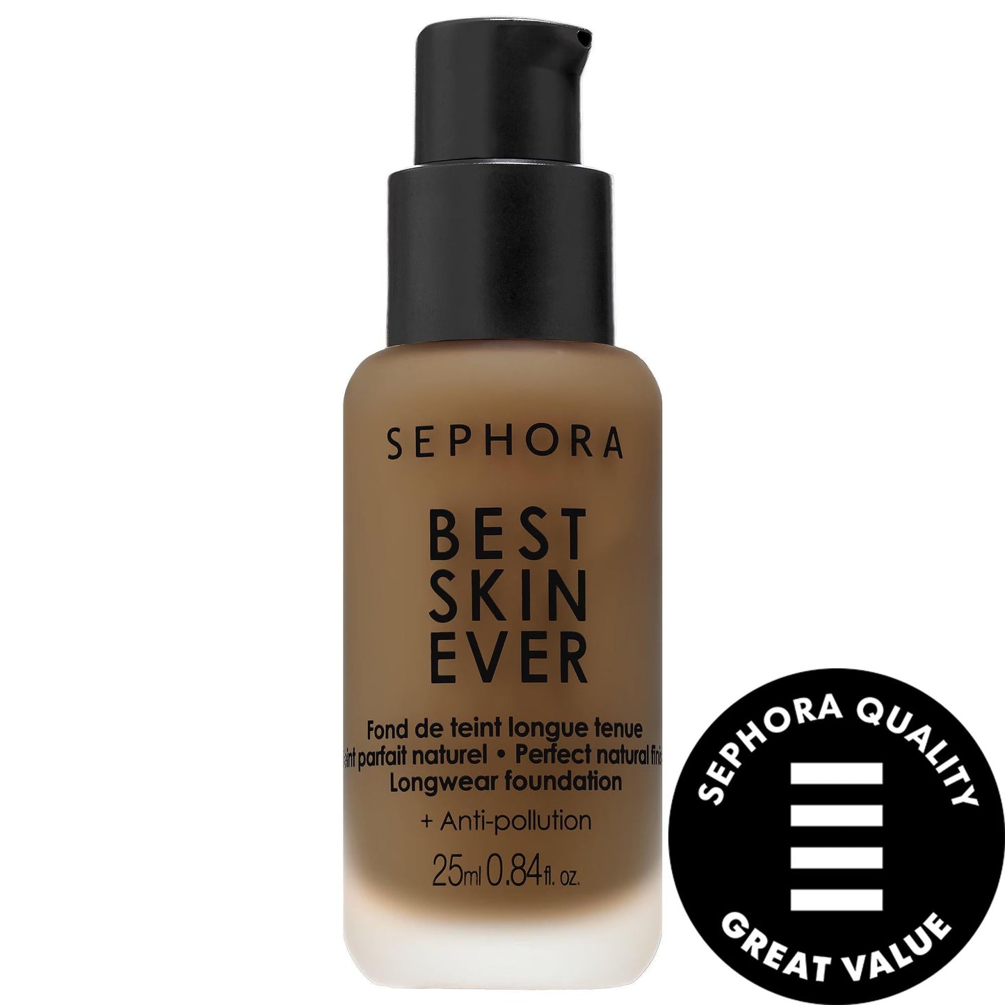 Best Skin Ever: Hydrating Liquid Foundation - Natural Finish, Medium Coverage, Anti-Pollution, Long-Wearing & Hyaluronic Acid Infused