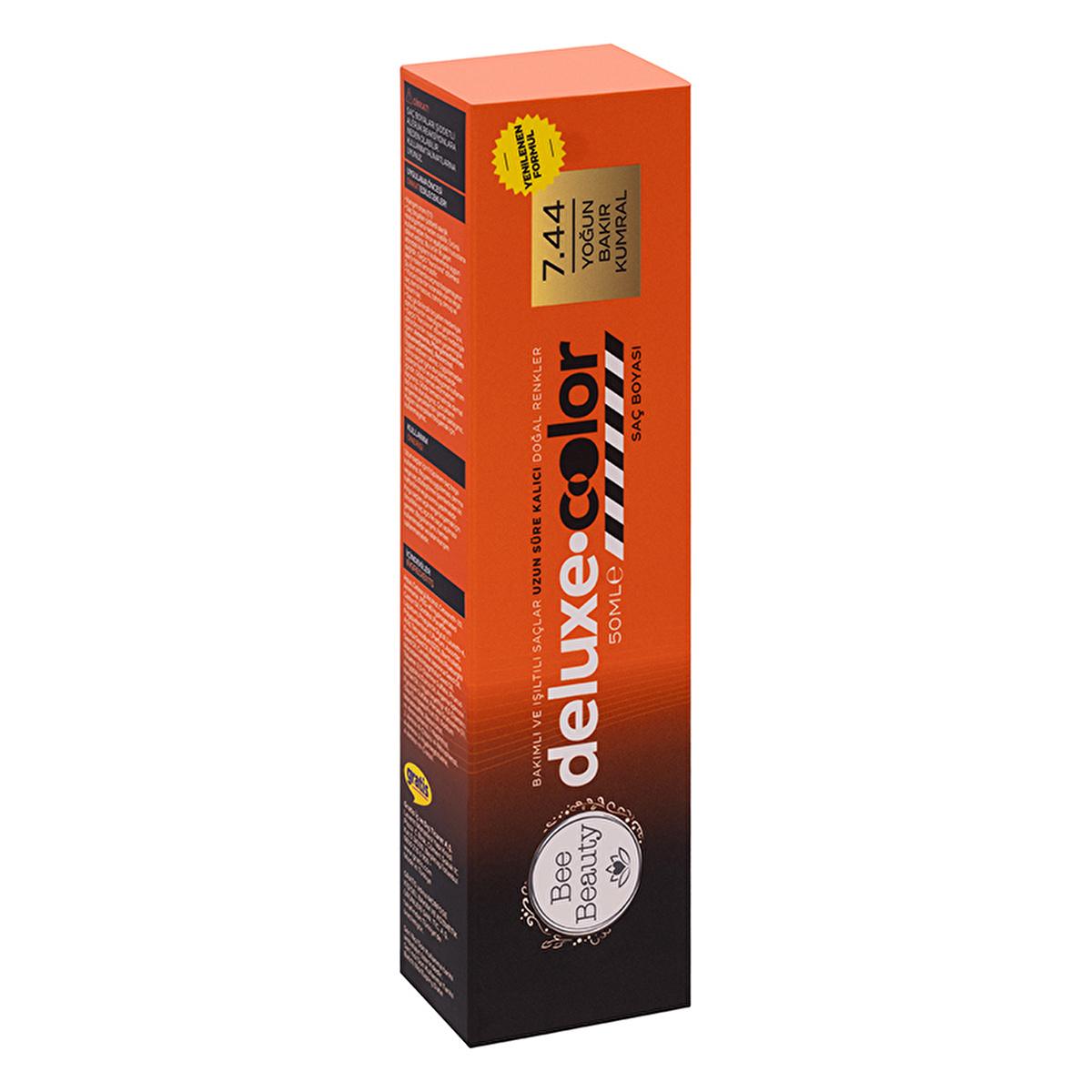 Bee Beauty Intense Copper Brown Hair Dye - Ammonia-Based, 1.69 fl oz
