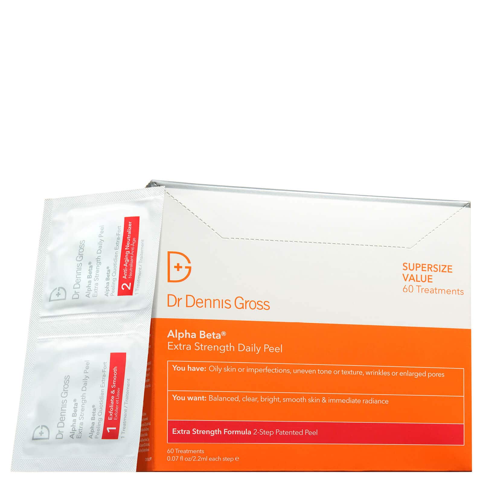 Dr. Dennis Gross Alpha Beta Extra Strength Daily Peel - Packettes (60 count) - M2G