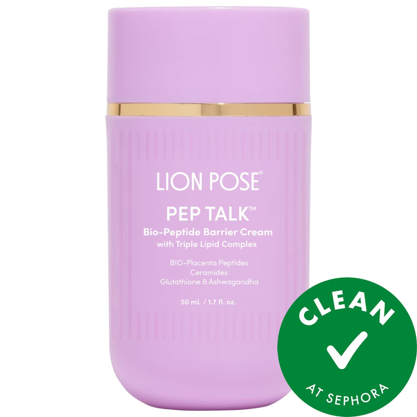 Pep Talk Barrier Repair Cream with Peptides + Ceramides + Triple Lipid Complex - Vegan, Non-Comedogenic Moisturizer for Dry, Sensitive Skin