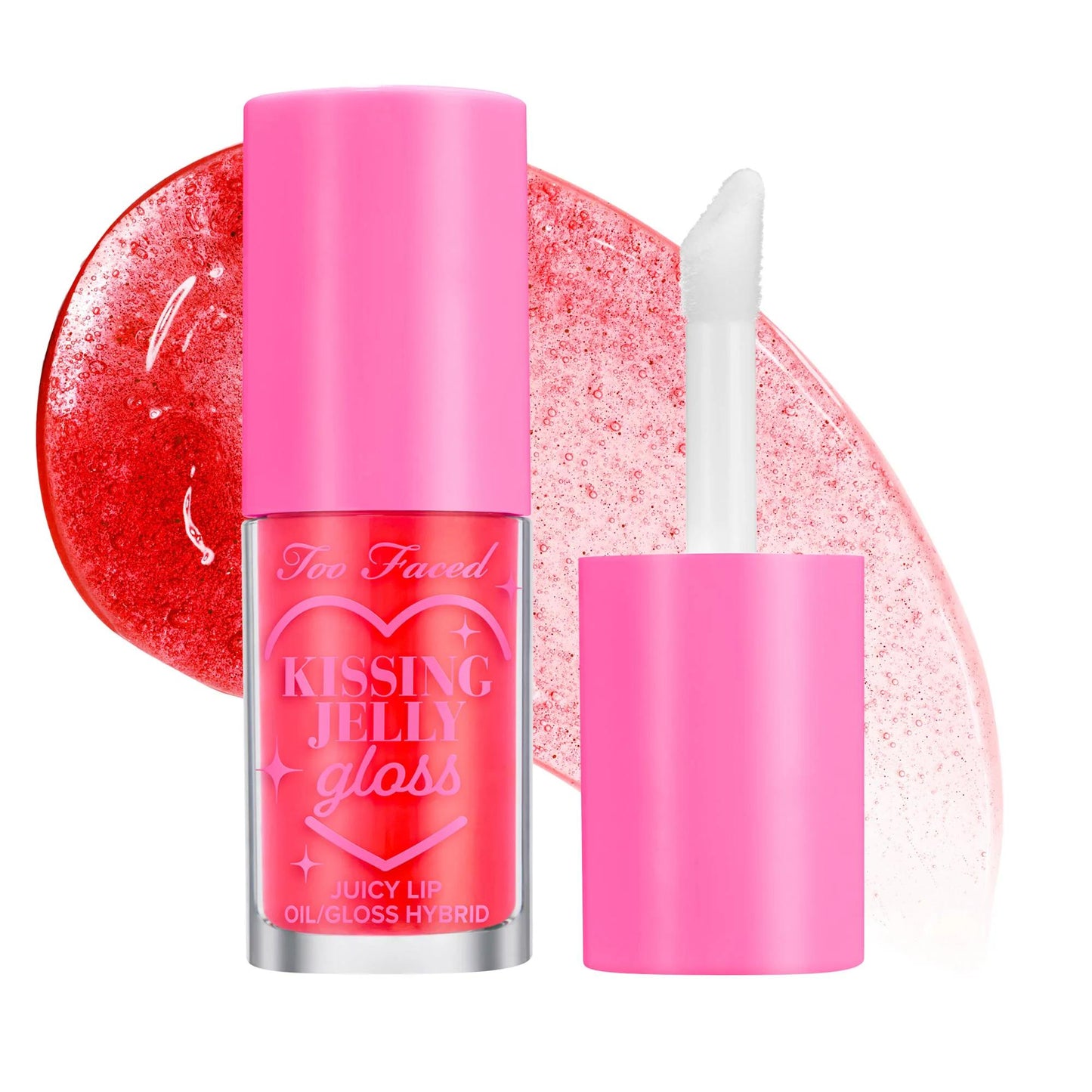 Kissing Jelly: Ultra-Hydrating, Non-Sticky Lip Oil Gloss | Vegan & Cruelty-Free for Soft, Sheer Color & 12-Hour Moisture