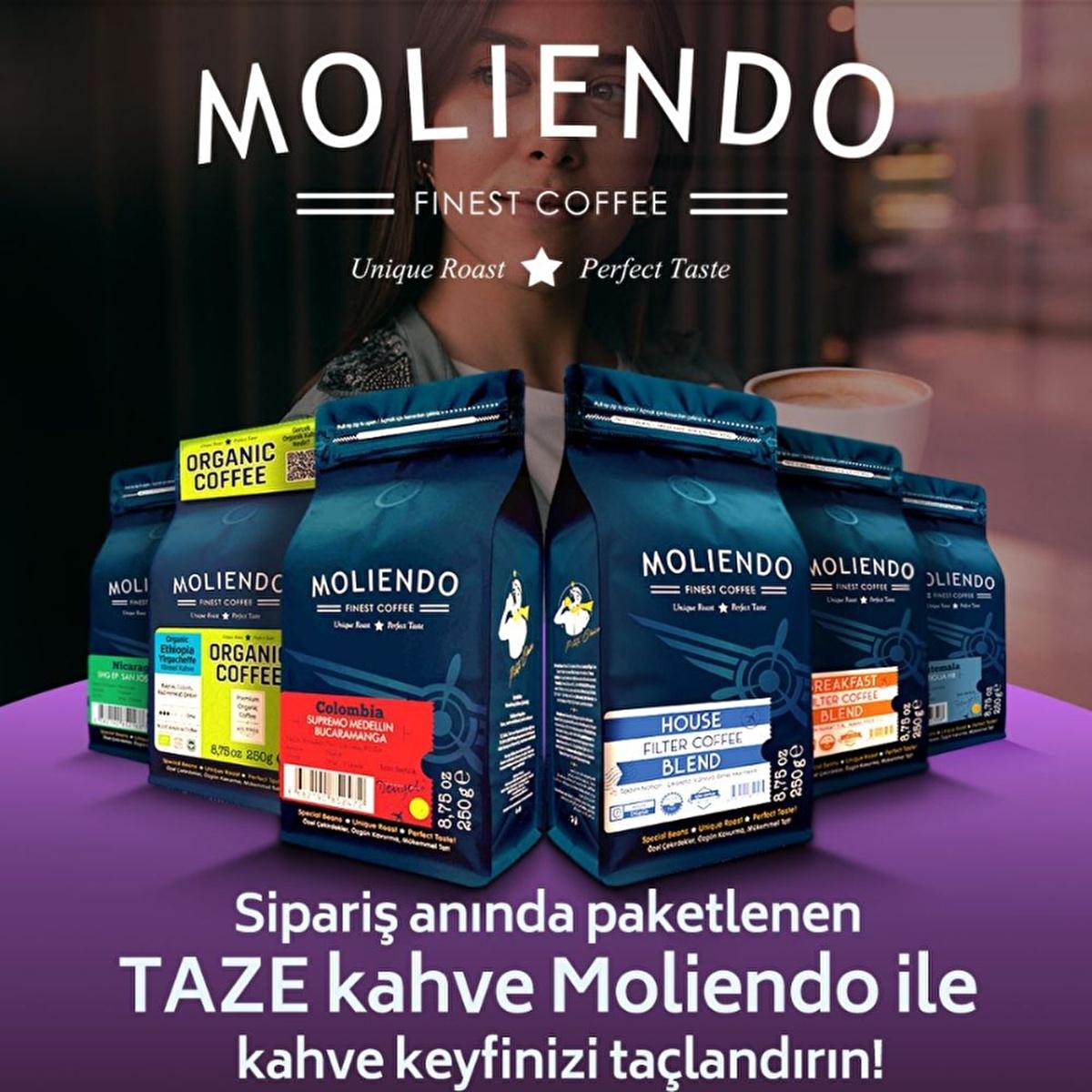 Moliendo Ravello Espresso Coffee Beans - 100% Arabica Espresso Blend, Rich Flavor with Chocolate & Citrus Notes