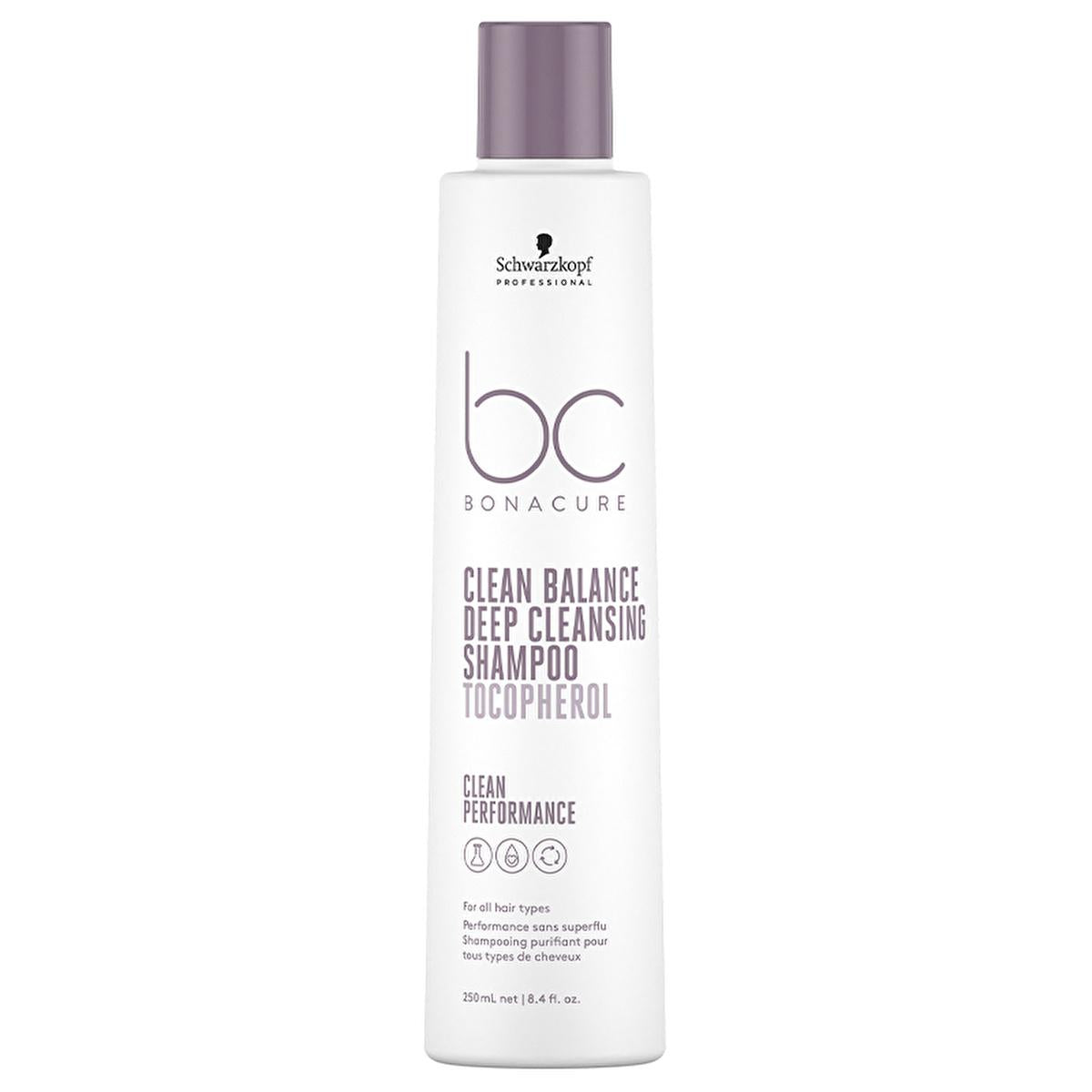 Bonacure Sulfate-Free Deep Cleansing Shampoo - Vegan, Silicone-Free, Gentle on Hair & Scalp - 8.45 fl oz