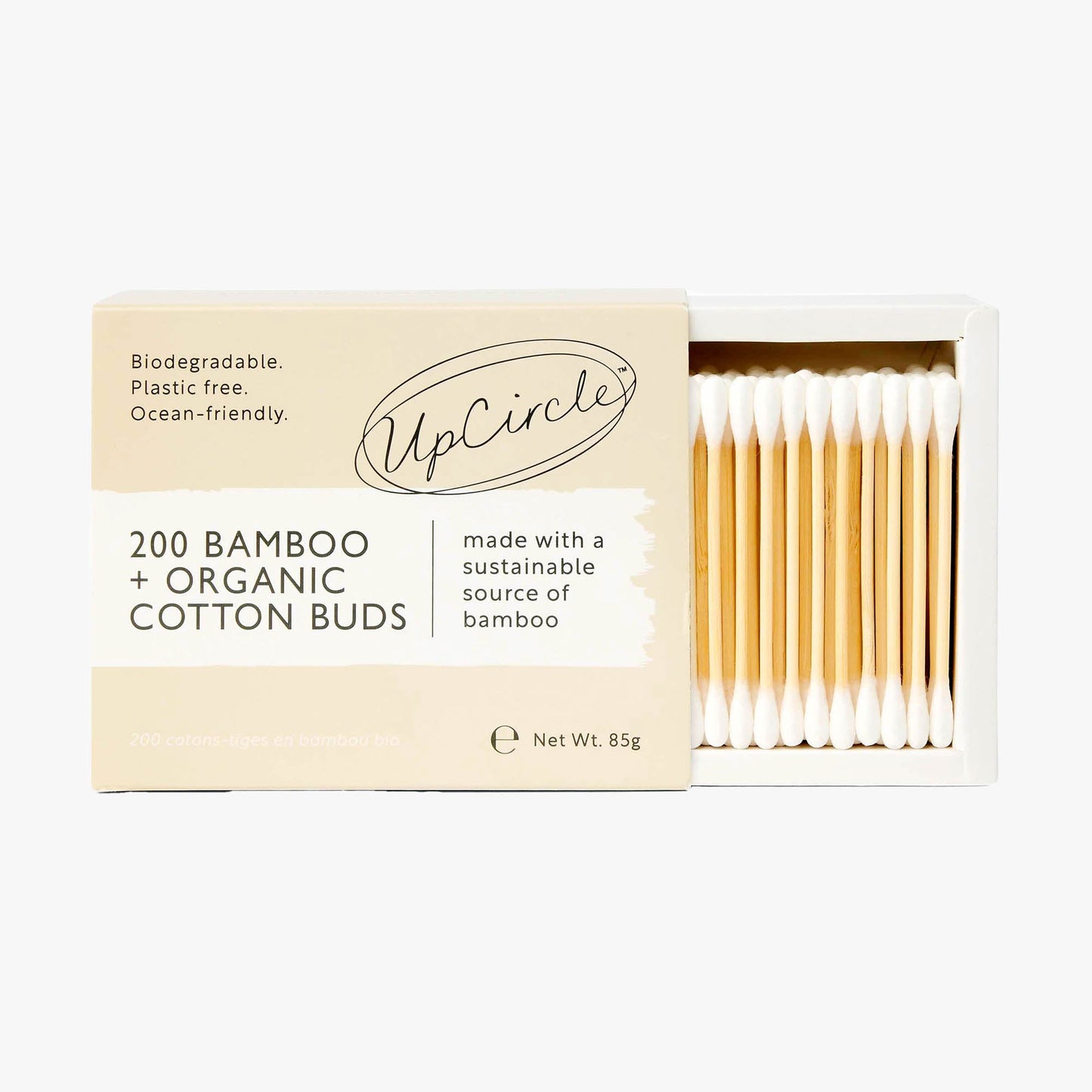 Organic Bamboo Cotton Buds - 200 Pieces - M2G