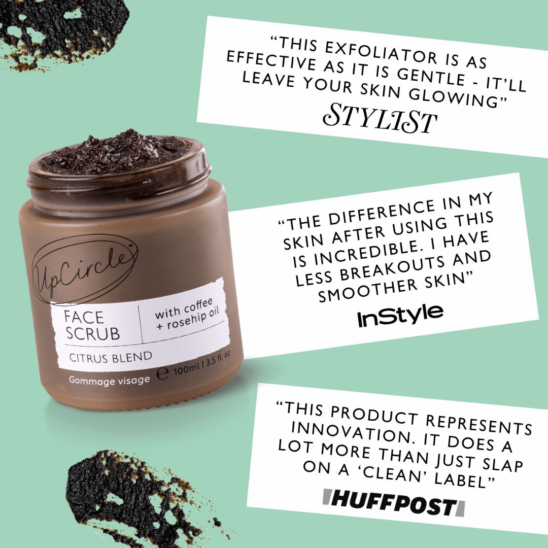 Face Scrub with Coffee + Rosehip Oil - M2G