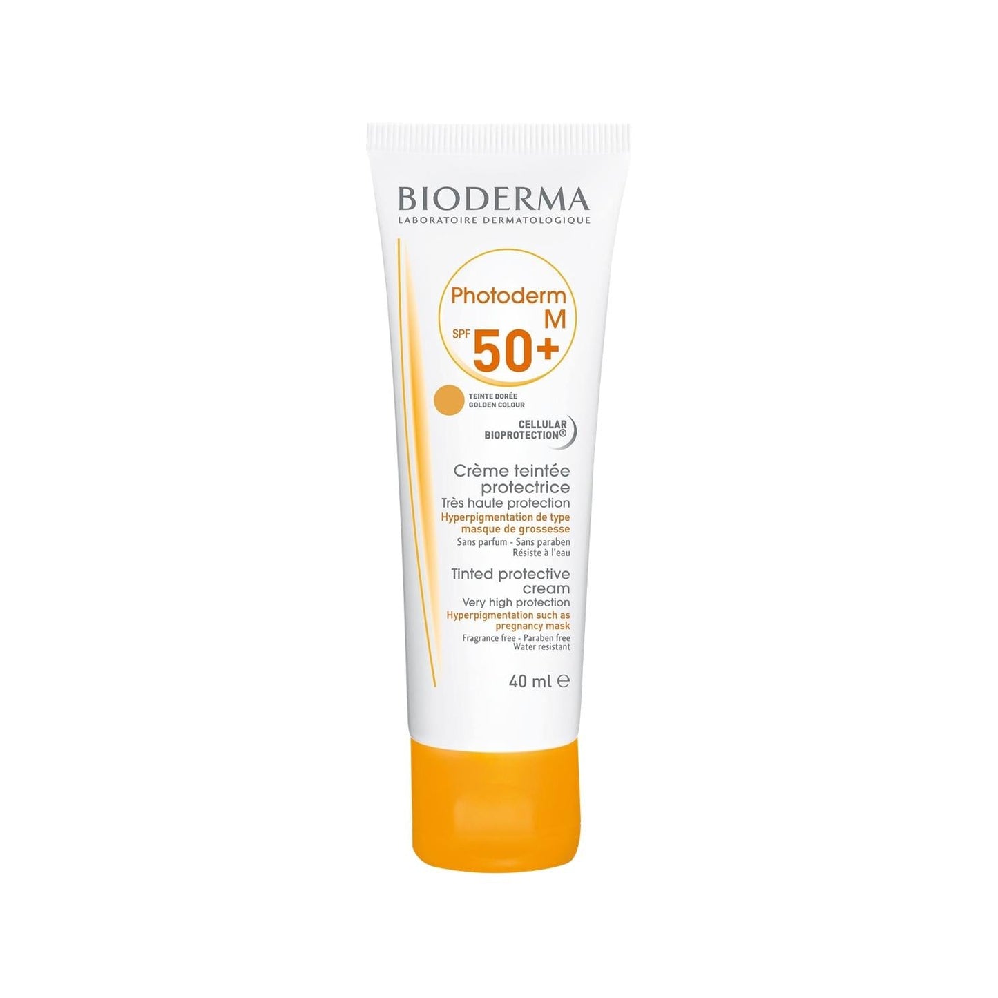 Bioderma Photoderm M SPF 50+ Sunscreen - Golden, Anti-Spot, Even Skin Tone, 40ml