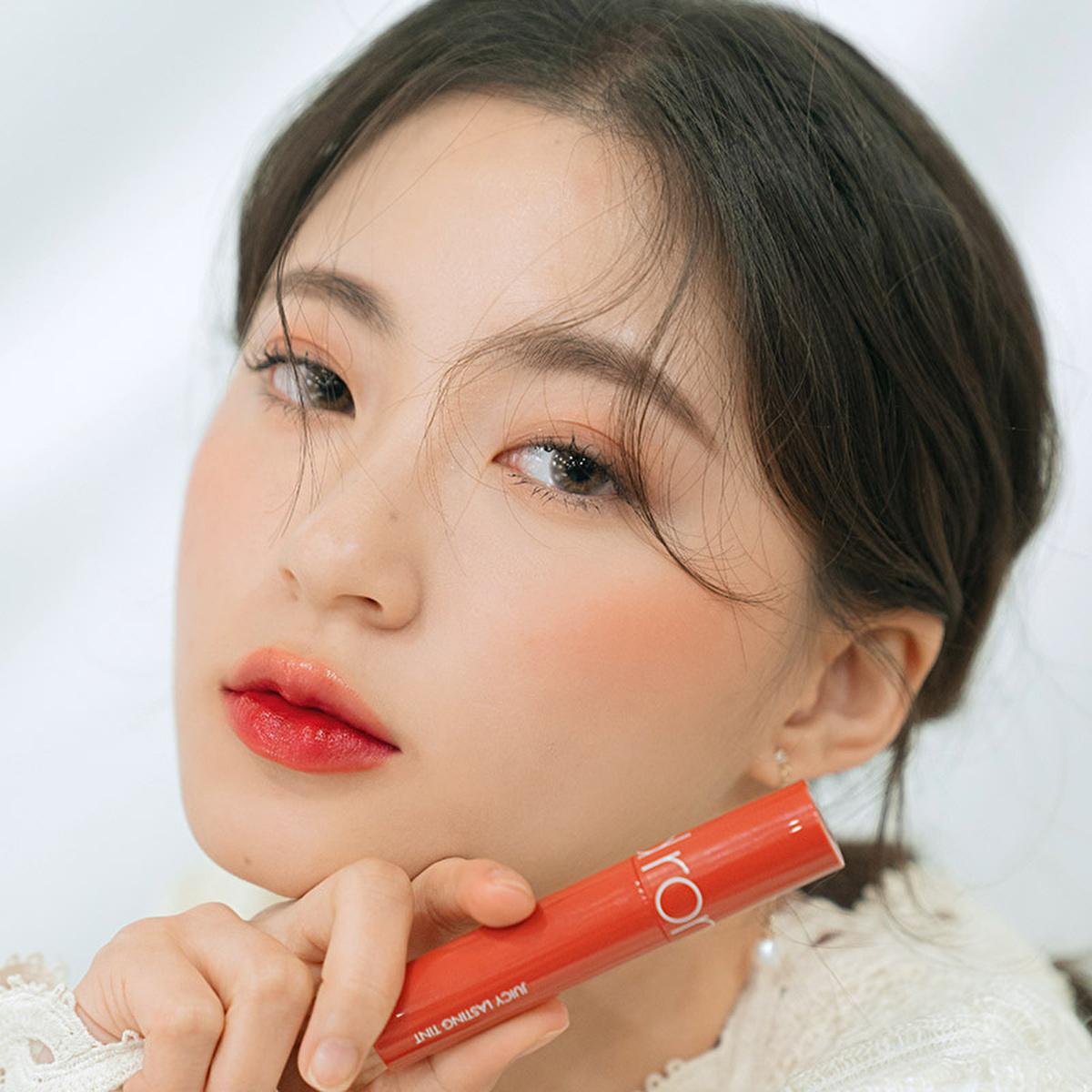 rom&nd Juicy Lasting Tint: Bare Fig - Glossy, Moisturizing, Long Lasting Korean Lip Tint for Vibrant, Hydrated Lips