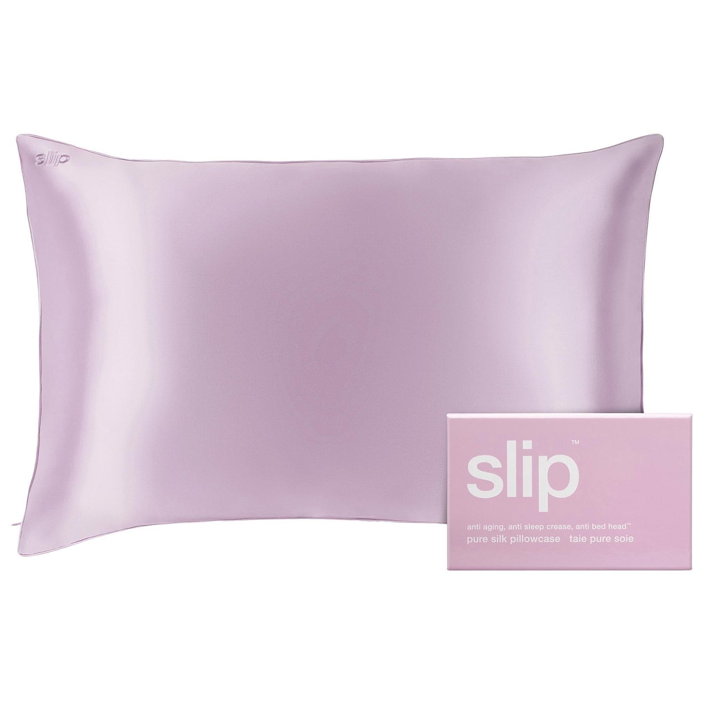 Slip Silk Pillowcase - Luxurious Mulberry Silk for Anti-Aging & Anti-Bedhead Sleep - Standard/Queen