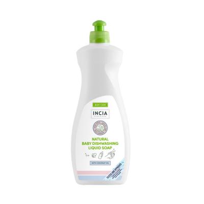 Incia Natural Baby Dish Soap - Gentle, Eco-Friendly, and Hypoallergenic for Sensitive Skin - 16.91 fl oz