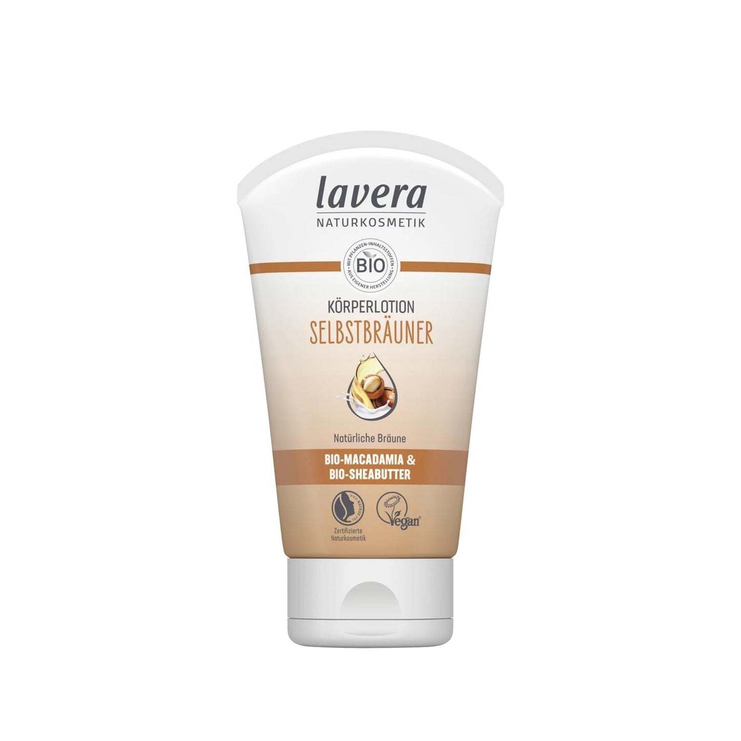 Lavera Natural Self-Tanning Body Lotion - Achieve a Sun-Kissed Glow, Hydrates Skin, Organic Sunless Tanner, 125ml