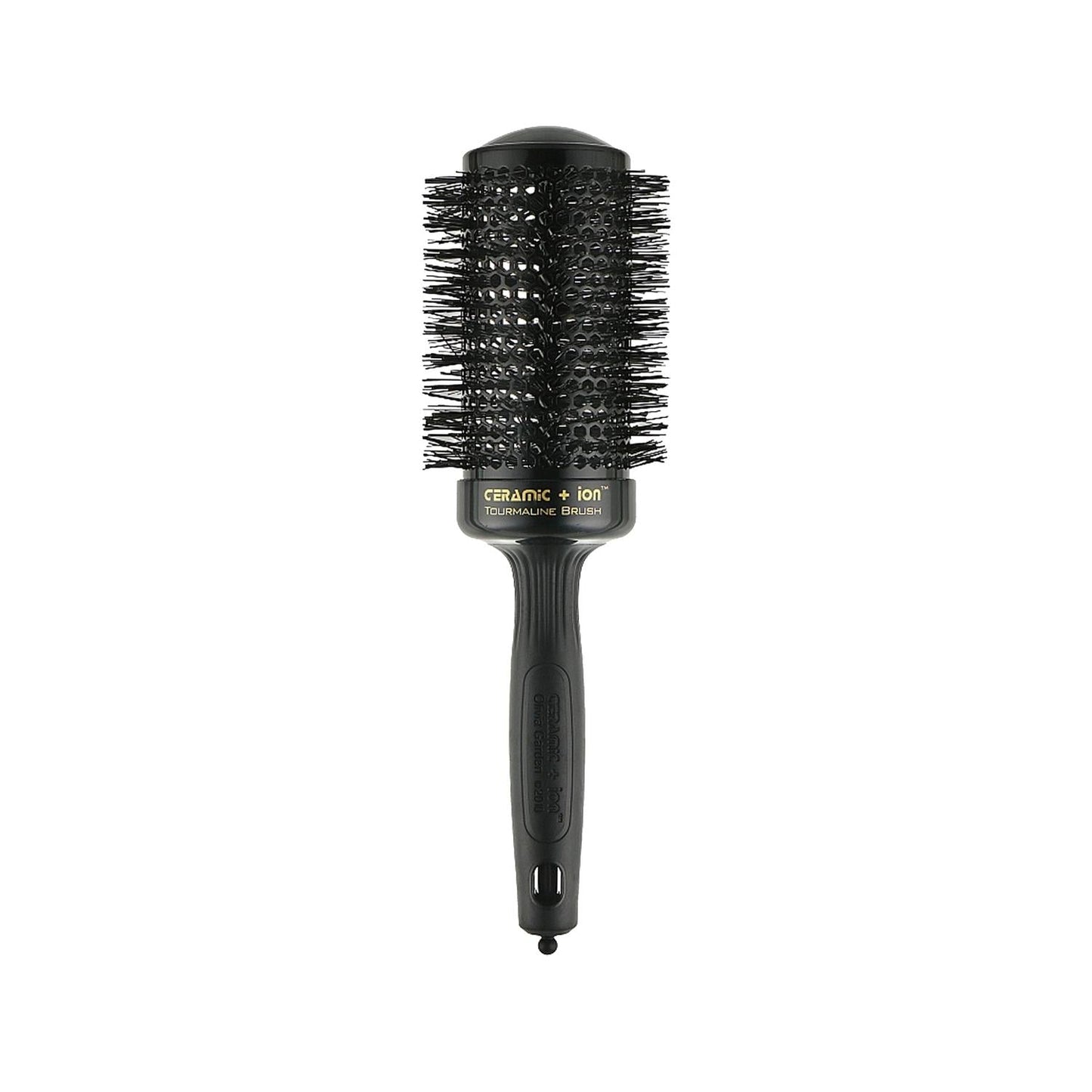 Olivia Garden Expert Blowout Shine Hair Brush - Black 55mm - Professional Detangling & Styling Tool