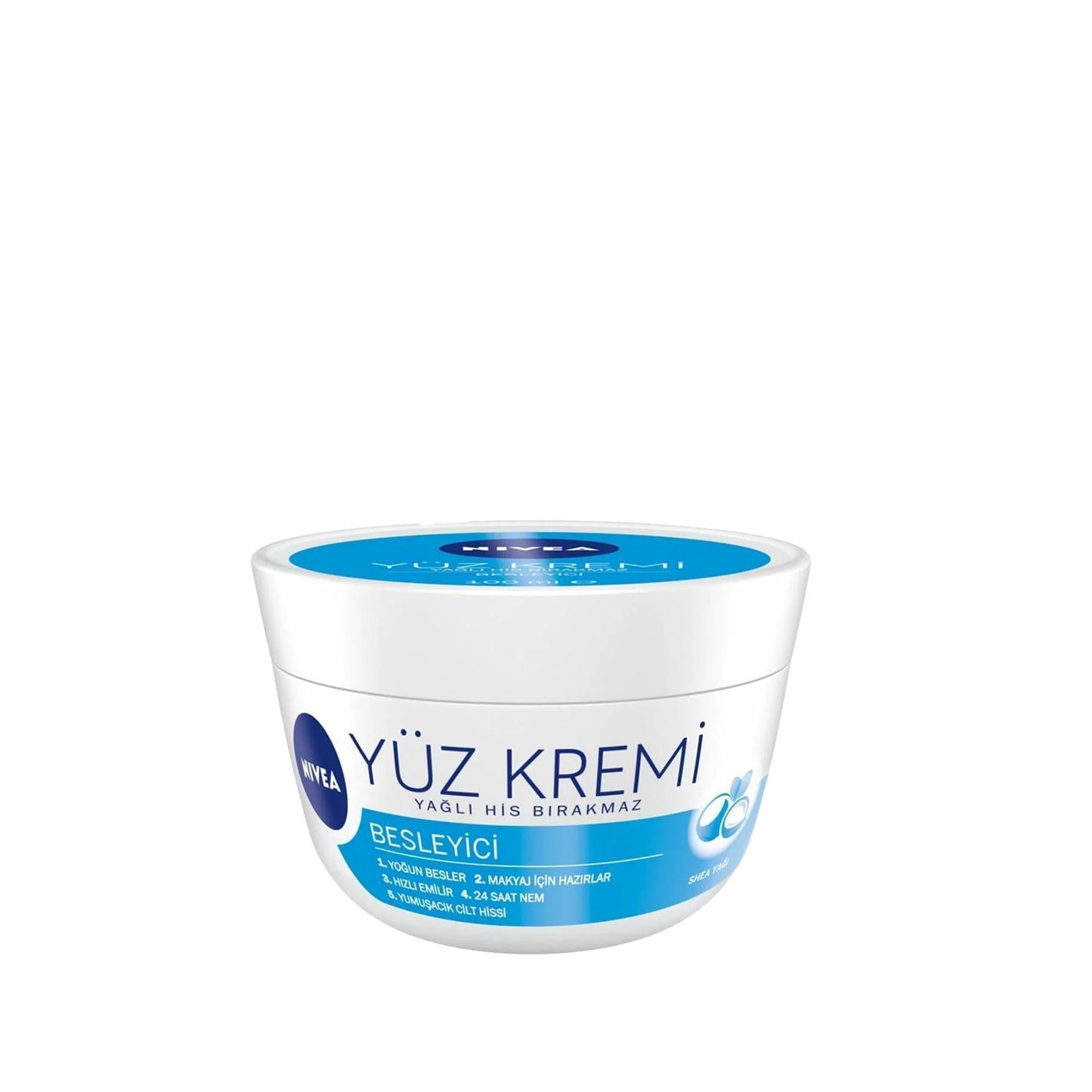Nivea Nourishing Face Cream 100ml - Moisturizing & Hydrating Skincare